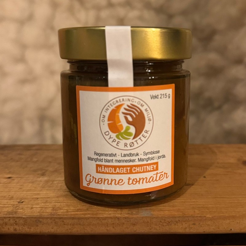 Grønne tomat chutney