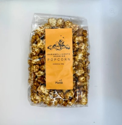 Honningkaramellisert popcorn