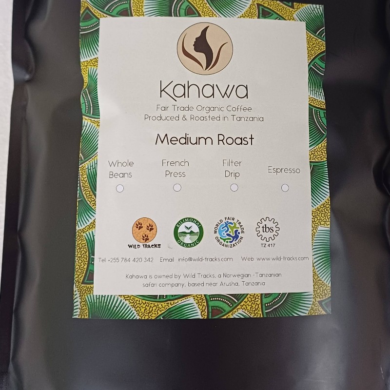 Kaffe, Fransk brent. 1 kg, Filtermalt