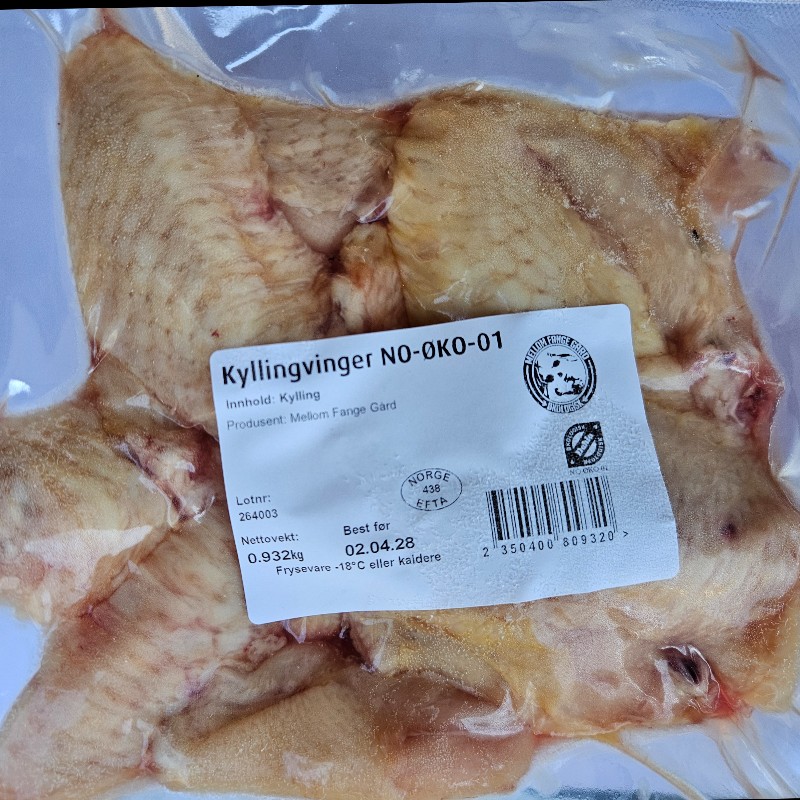 Økologisk kyllingvinger